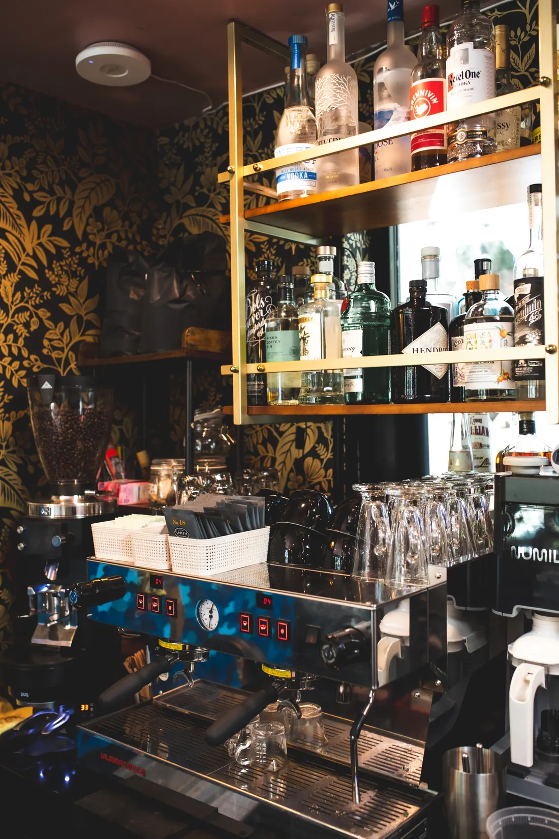 The espresso bar at ASA Café